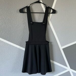 Happening in the Present skirt with suspenders